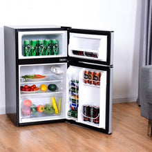 Load image into Gallery viewer, 3.2 cu ft. Compact Stainless Steel Refrigerator-Gray
