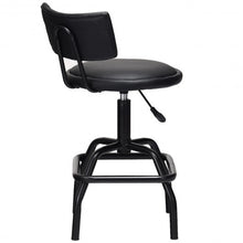 Load image into Gallery viewer, Adjustable Swivel Vintage PU Leather Bar Stool
