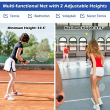 Load image into Gallery viewer, Portable 10&quot; x 5&quot;  Badminton Beach Tennis Training Net

