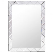 Load image into Gallery viewer, 21.5&quot; x 30.5&quot; Rectangle Wall Mirror Frame Angled Glass Panel

