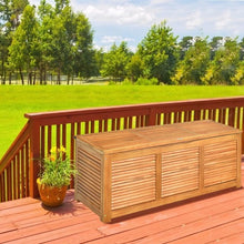 Load image into Gallery viewer, 47 Gallon Deck Storage Bench Box Organization Tools
