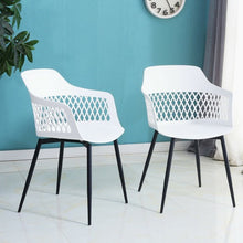 Load image into Gallery viewer, Set of 2 Modern Hollow Back Dining Chair
