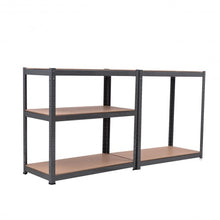 Load image into Gallery viewer, 71&quot; x 36&quot; Heavy Duty 5 Level Adjustable Storage Garage Shelf-Black
