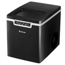 Load image into Gallery viewer, Ice Maker Machine with Scoop &amp; Basket Black
