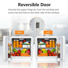 Load image into Gallery viewer, 1.6 Cubic Feet Compact Refrigerator with Reversible Door-White
