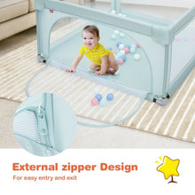 Load image into Gallery viewer, Large Safety Play Center Yard with 50 Balls for Baby Infant-Blue
