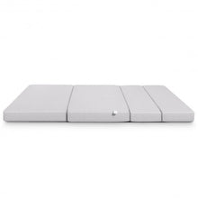 Load image into Gallery viewer, 4" Tri-Fold Sofa Bed Foam Mattress with Handles-Full Size
