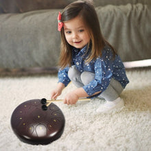 Load image into Gallery viewer, Steel Tongue Handpan Drum 13 Notes 12�-Coffee
