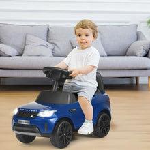 Load image into Gallery viewer, 2-in-1 6V Land Rover Licensed Kids Ride On Car-Blue
