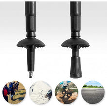 Load image into Gallery viewer, Pair 2 65-135 cm Trekking Alpenstock Anti-shock Sticks

