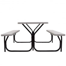 Load image into Gallery viewer, Outdoor Picnic Garden Party Table And Bench Set-White

