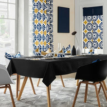 Load image into Gallery viewer, 10 pcs 90&quot; x 156&quot; Rectangle Polyester Tablecloth-Black
