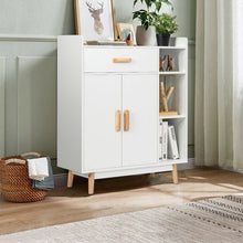 Load image into Gallery viewer, Floor Storage Cabinet Free Standing Cupboard Chest
