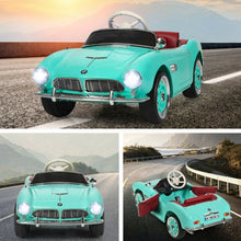 Load image into Gallery viewer, 12 V BMW 507 Licensed Electric Kids Ride On Retro Car-Green
