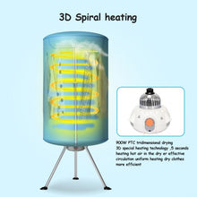 Load image into Gallery viewer, Portable Ventless Laundry Clothes Dryer Folding Drying Machine Heater
