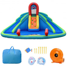 Load image into Gallery viewer, Inflatable Water Slide Bounce House with Mighty Splash Pool
