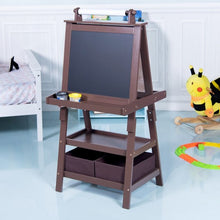 Load image into Gallery viewer, Kids Standing Art Easel with 2 Storage Boxes
