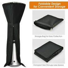 Load image into Gallery viewer, Patio Standing Propane Heater Cover Waterproof with Zipper and Bag-Black
