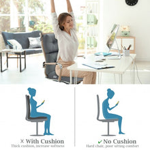 Load image into Gallery viewer, 22" x 44" Tufted Outdoor Patio Chair Seating Pad-Gray
