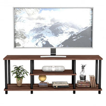 Load image into Gallery viewer, 3-Tier TV Stand Entertainment Media Center Console Shelf-Coffee
