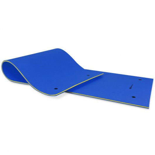 3 Layer Water Pad Foam Mat-Blue