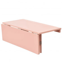 Load image into Gallery viewer, Space Saver Folding Wall-Mounted Drop-Leaf Table-Pink
