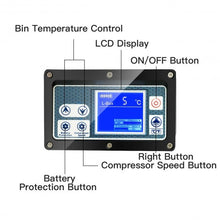 Load image into Gallery viewer, 100-Quart Portable Camping Electric Car Cooler
