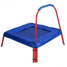 Load image into Gallery viewer, 3&#39; x 3&#39; ft  Kids Square Jumping Trampoline-Blue
