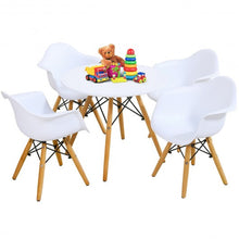 Load image into Gallery viewer, 5 Piece Kids Modern Round Table Chair Set
