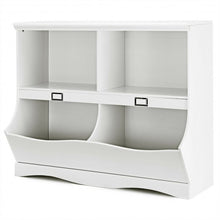 Load image into Gallery viewer, Kids Storage Unit Baby Toy Organizer Children Bookshelf Bookcase-White
