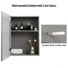 Load image into Gallery viewer, Wall-Mounted Mirrored Medicine Cabinet-Gray
