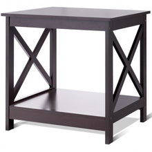 Load image into Gallery viewer, X-Design Display Accent Sofa Side Nightstand Table-Brown
