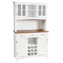 Load image into Gallery viewer, Buffet And Hutch Kitchen Storage Cabinet
