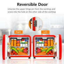 Load image into Gallery viewer, 1.6 Cubic Feet Compact Refrigerator with Reversible Door-Red
