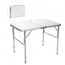 Load image into Gallery viewer, Adjustable Portable Aluminum Patio Folding Camping Table for Outdoor and Indoor
