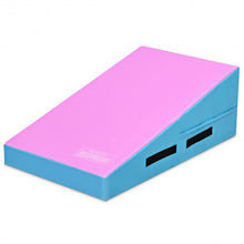 Load image into Gallery viewer, Incline Gymnastics Mat Wedge Ramp Gym Tumbling Exercise Mat-Pink &amp; Blue
