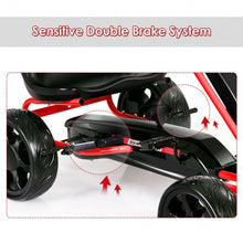 Load image into Gallery viewer, Kids Ride On Toys Pedal Powered Go Kart Pedal Car-Black
