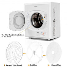 Load image into Gallery viewer, Electric Tumble Compact Laundry Dryer Stainless Steel Wall Mounted
