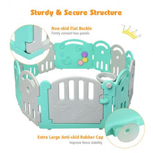 Load image into Gallery viewer, Kids Activity Center Playpen with Basket Hoop Music Box-Gray
