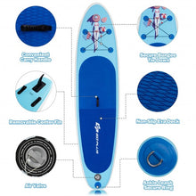 Load image into Gallery viewer, 10&#39; Inflatable Stand Up Paddle Board with Adjustable Paddle Pump
