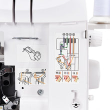 Load image into Gallery viewer, Serger Overlock Sewing Machine with Needles and Lights
