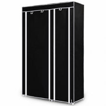Load image into Gallery viewer, 69&quot; Portable Closet Storage Organizer Clothes Wardrobe-Black

