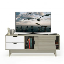 Load image into Gallery viewer, TV Stand for TV up to 60&quot; Media Console Table Storage with Doors-Gray
