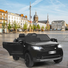 Load image into Gallery viewer, 12V Licensed 2-Seater Land Rover Kid Ride On Car -Black
