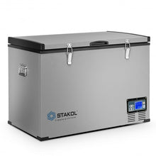 Load image into Gallery viewer, 100-Quart Portable Camping Electric Car Cooler

