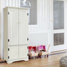 Load image into Gallery viewer, Accent Storage Cabinet Adjustable Shelves-White

