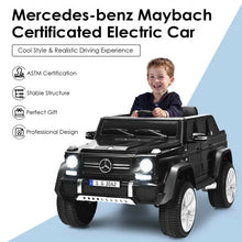 Load image into Gallery viewer, 12V Licensed Mercedes-Benz Kids Ride On Car-Black

