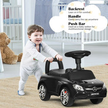 Load image into Gallery viewer, Mercedes Benz Licensed Kids Ride On Push Car-Black
