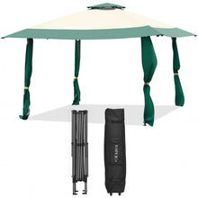 Load image into Gallery viewer, 13&#39;x13&#39; Pop Up Canopy Tent Instant Outdoor Folding Canopy Shelter-Green
