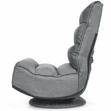 Load image into Gallery viewer, 5-Position Folding Floor Gaming Chair-Gray
